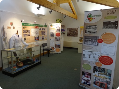 A section of the Nantwich Eats exhibition