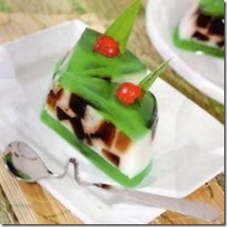 CARA MEMBUAT PUDING PANDAN CINCAU CARA MEMBUAT PUDING PANDAN CINCAU
