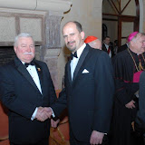 Lech Walesa and Orest Melnyk