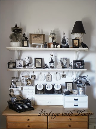 Black and White Halloween Decoration Studio Black and White Halloween Decoration Studio