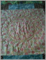 Quilted wreath #2 Quilted wreath #2