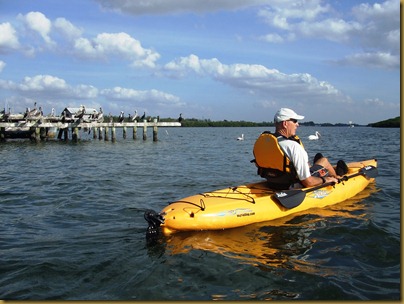 vic in kayak cortez bay