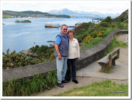 With lochalsh and the Skye Bridge in the background taken by a  German tourist.