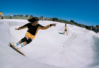 Eddie in the early days at the Carlsbad Skatepark!