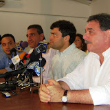 (21 de abirl 2010) Leopoldo López en rueda de prensa expresó su confianza en la participación de los carabobeños en el proceso de las elecciones primarias. Carabobo se convertirá en la referencia de unidad este domingo 25