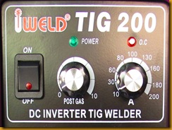 ตู้เชื่อมไฟฟ้า IWELD TIG200 หน้าปัด ตู้เชื่อมไฟฟ้า IWELD TIG200 หน้าปัด
