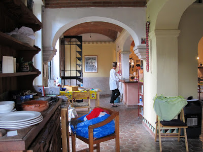 Liz in the kitchen