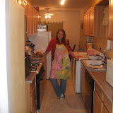 Debbie in an Apron