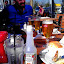 Enjoying a lunch at work al fresco