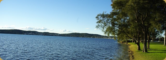 View over Lake Macquarie