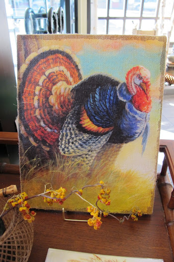 A turkey painting.