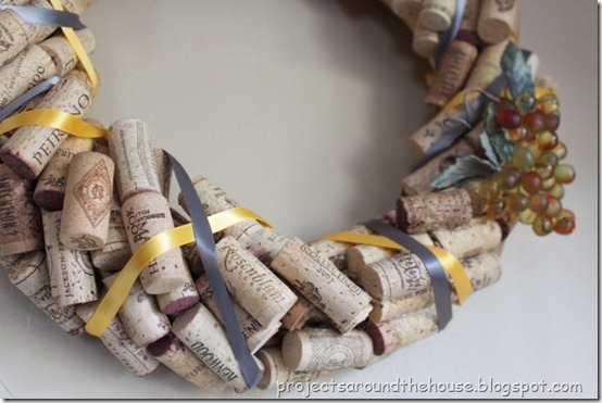 wine cork wreath wine cork wreath