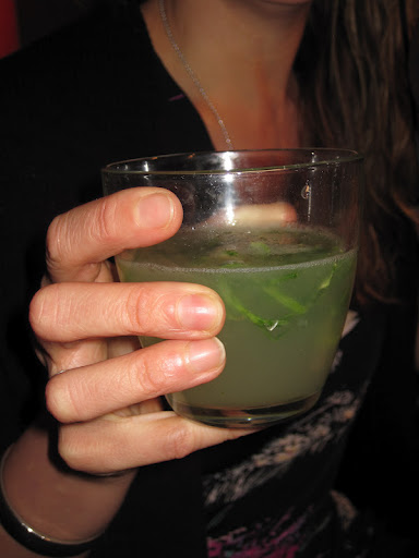 A gin based lovage lemonade. A gin based lovage lemonade.