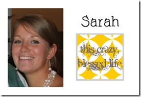 Sarah - This Crazy Blessed Life Sarah - This Crazy Blessed Life
