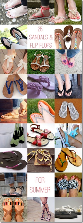 25 Chic DIY summer Sandals 25 Chic DIY summer Sandals