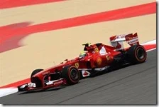 Massa nelle prove libere del gran premio del Bahrain 2013