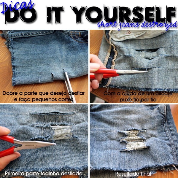 Do-it-Yourself-DIY-Short-Jeans-Destroyed-Desfiando