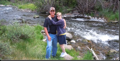 Chris and I by Goose Creek in the 4UR Ranch