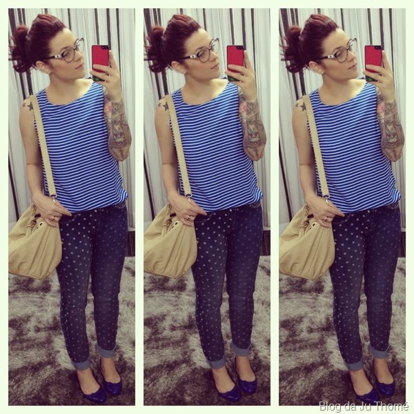 look jeans com poás e blusa listrada (2)