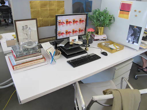 I do like a neat desk. I work better and more efficiently when the space around me is clean and calm.
