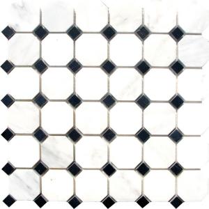 These tiles from Home Depot would look great in a dining area of a kitchen.