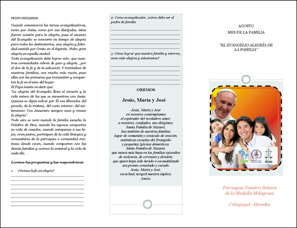 Brochure Mes de la familia 2014 - B Brochure Mes de la familia 2014 - B