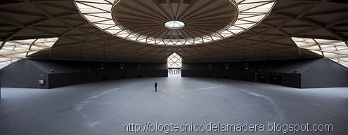Cúpula de madera laminada y kerto Cúpula de madera laminada y kerto