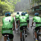 The Herbalife Marco Polo Cycling Team training at Genting Highlands before the Tour de Langkawi. (Photo: Remko Kramer)