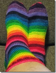 Rainbow Sock Complete
