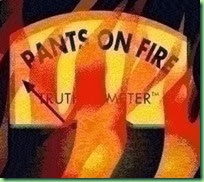 PolitiFact Pants on Fire