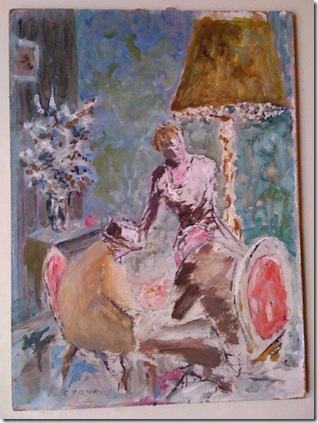 Pink painting