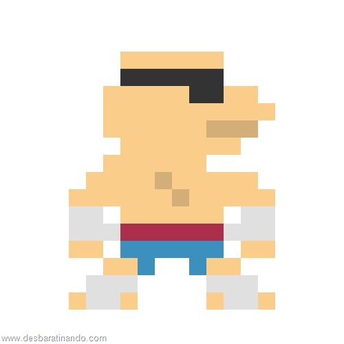 super herois e viloes em 8 bits street fighter (1)