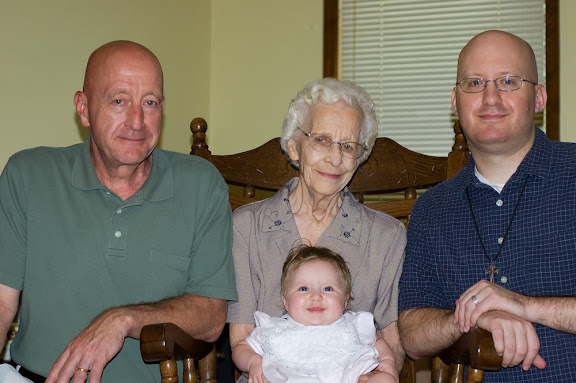 Four generations of Price's on Mother's Day.