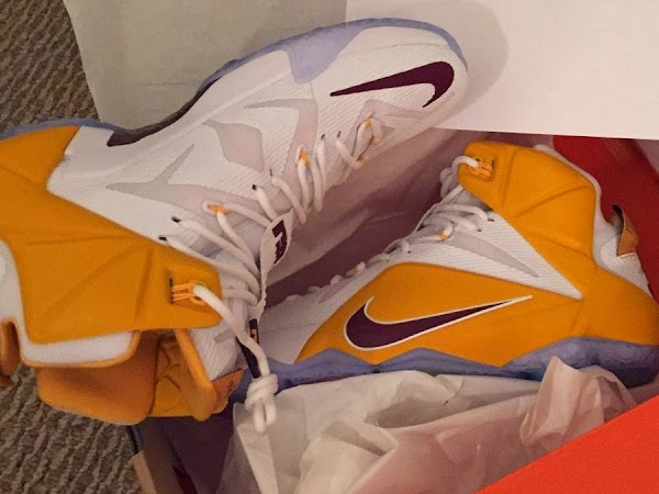 First Look at Nike LeBron 12 8220Christ the King8221 Home Edition
