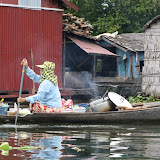 A floating flood vendor