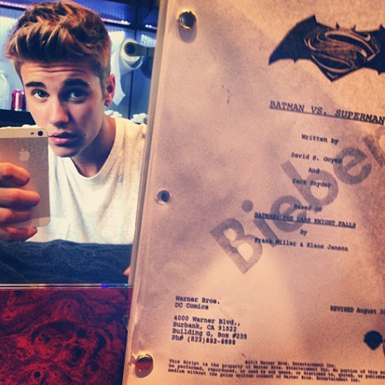 Justin Bieber nem lehet Robin Az acélember 2-ben!