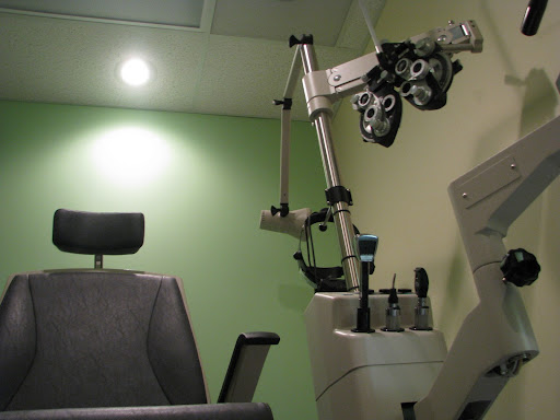 The Optometry room at the clinic. (Photo by Kenrick Nobles)