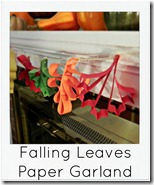 paper leaves garland