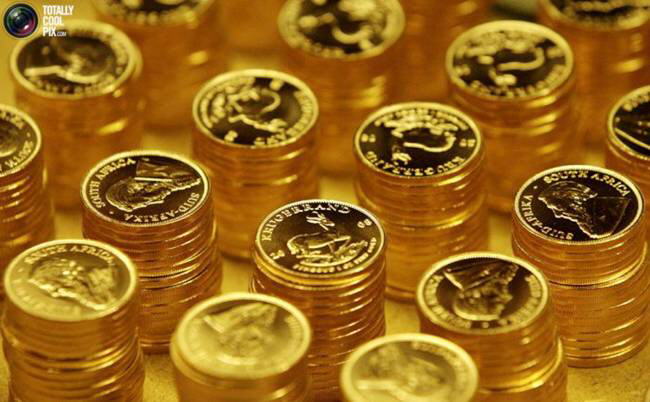 Gold, most beautiful metal in various shapes