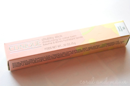 Clinique Chubby Stick Verpackung