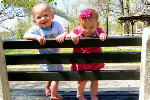 Twins One Year Portraits Twins One Year Portraits