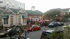 Cycle NC 2011 - Cyclists begin to pile into the Full Moon Cafe in Manteo NC