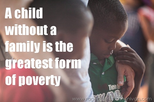 A child without a family is the greatest form of poverty. #help1haiti (photo by Scott Wade)