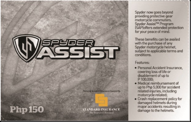 SPYDER ASSIST card 