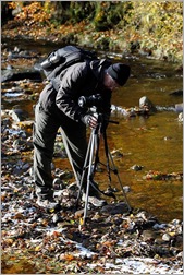 Nicely accessible lens in the back pack