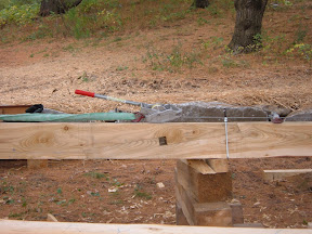 Here the scarf joint is test fitted for the first time.