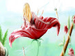 Little Fairy In The Red Flower