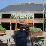 Gary and Mary Mascellli in front of the Grand Ole Opry in Nashville TN 09032011