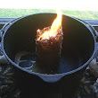 Burning Spell Candle