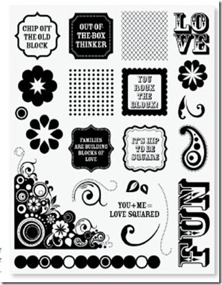 Rock the Block stamp set image